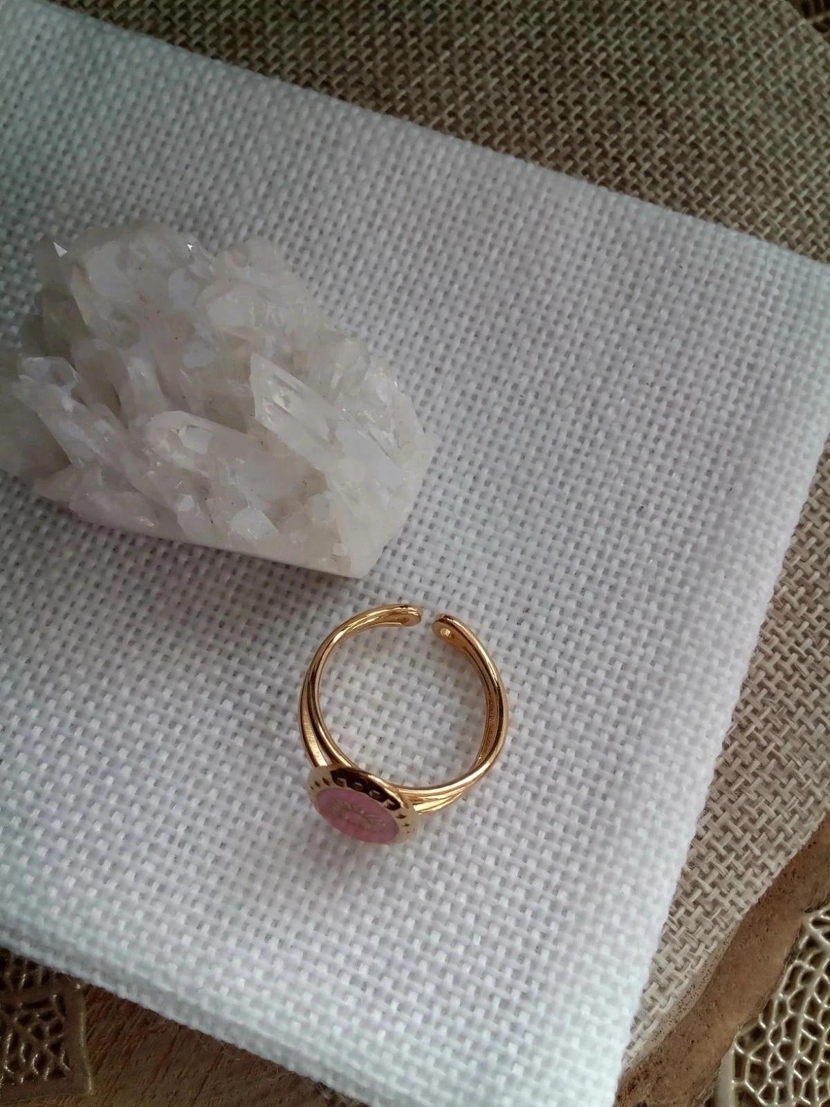 Bohemien roze zonne-ring – photo 2